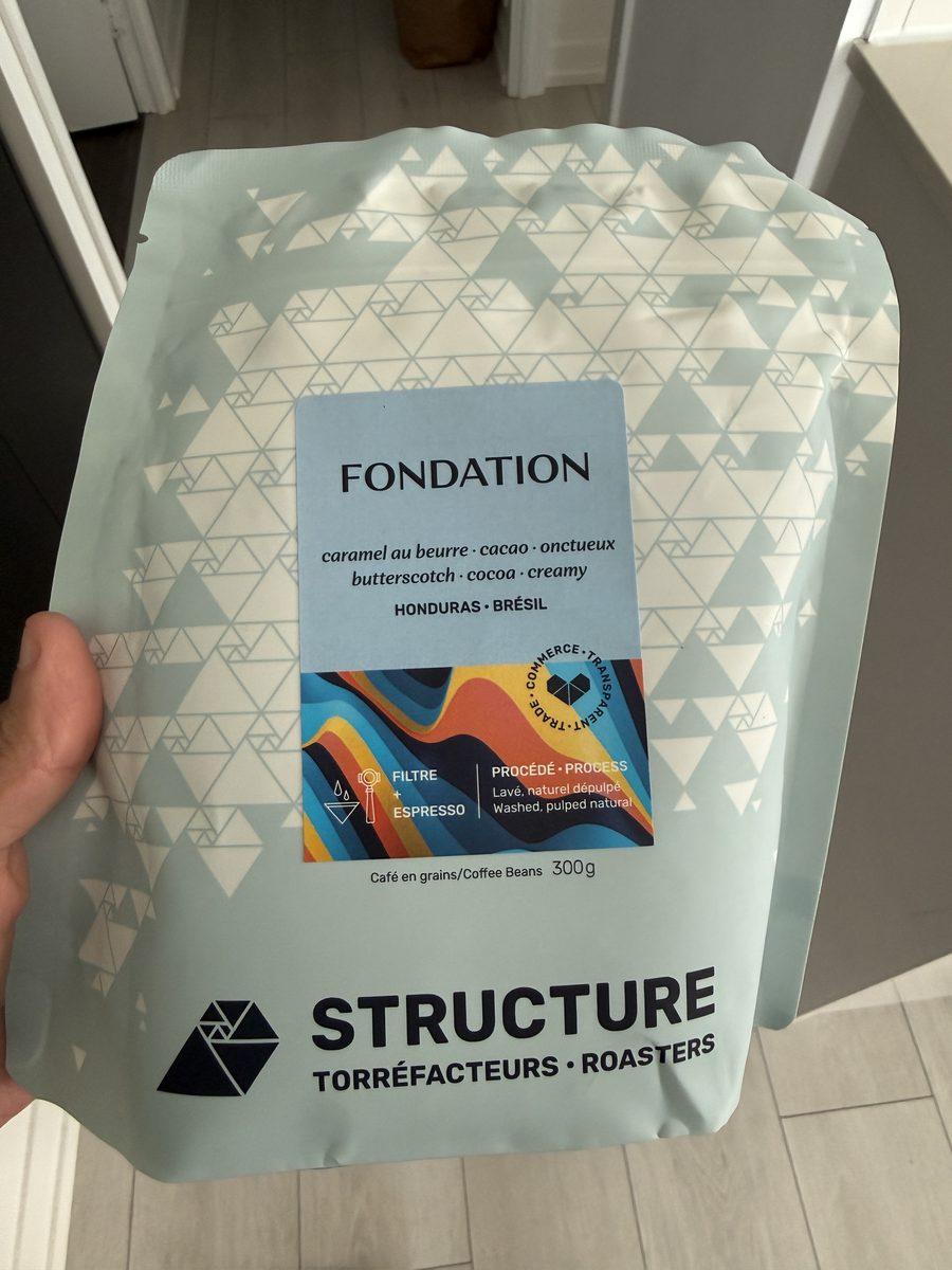 Structure Torrefacteurs Fondation coffee bag